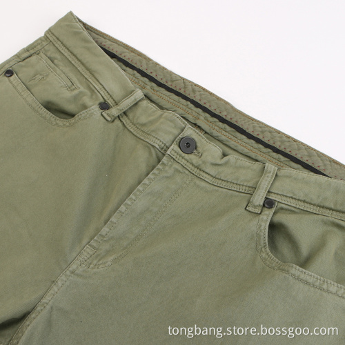 Men's Fashion Custom Casual Zipper Woven Pants